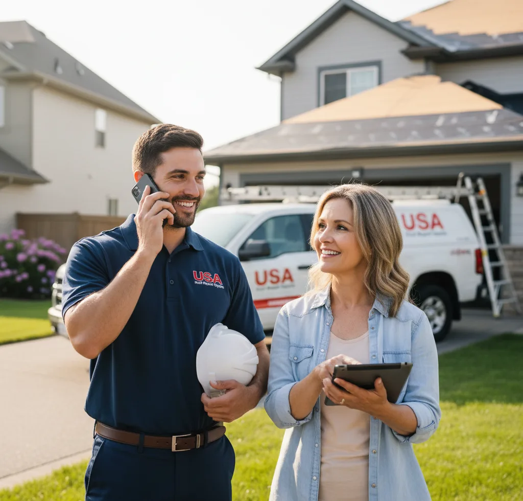 USA Roof Repair Experts customer support in New Canton